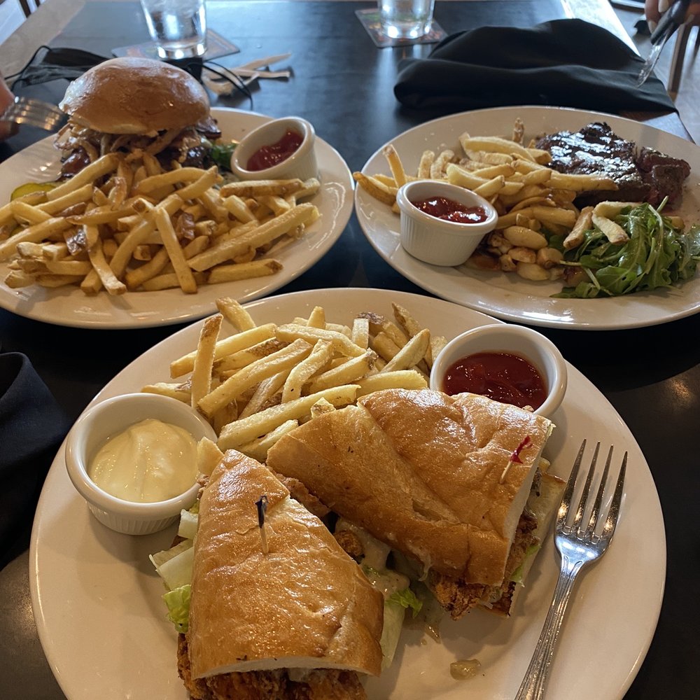 Pub Republic - Chipotle burger, steak frites and chicken Caesar salad sandwich - Gastropubs Near Me - Petaluma, California Pub Republic - Chipotle burger, steak frites and chicken Caesar salad sandwich - Gastropubs Near Me - Petaluma, California