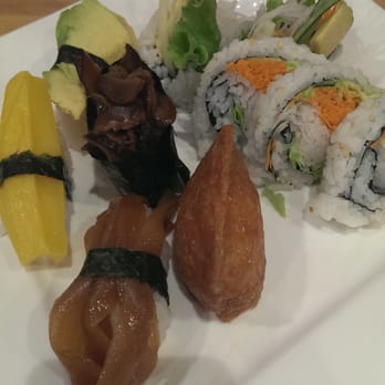 Sushi Ichimoto - Veg Sushi Combo - Pretty good, but also pretty pricey compared to Ray's old prices. - Sushi Bars Near Me - Hayward, California