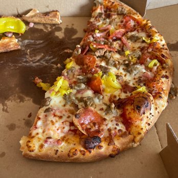 Papa Johns Pizza - Meat lovers with banana peppers - Pizza Near Me - Panama City, Florida Papa Johns Pizza - Meat lovers with banana peppers - Pizza Near Me - Panama City, Florida