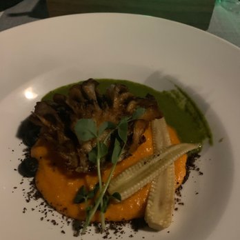 Sunset Monalisa - Mushroom with polenta - Mediterranean Near Me - Cabo San Lucas, BCS Sunset Monalisa - Mushroom with polenta - Mediterranean Near Me - Cabo San Lucas, BCS