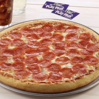 Chuck E. Cheese - Pepperoni Pizza with Play Pass Cards - Pizza Near Me - Whitehall, Pennsylvania