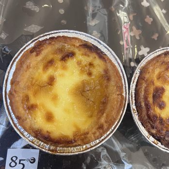 85°C Bakery Cafe-Stonestown - Portuguese egg tart just out of the oven. Yum! (5/15/26) - Coffee & Tea Near Me - San Francisco, California 85°C Bakery Cafe-Stonestown - Portuguese egg tart just out of the oven. Yum! (5/15/26) - Coffee & Tea Near Me - San Francisco, California