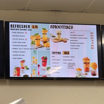 Happy Tea - Menu - Bubble Tea Near Me - Bakersfield, California