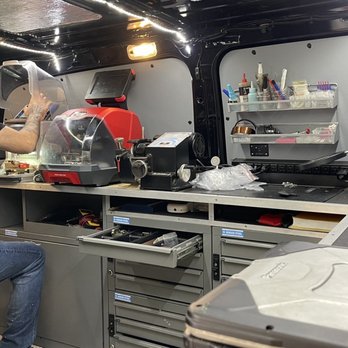 ULTRA Lock And Key - Legit workshop in his van - Keys & Locksmiths Near Me