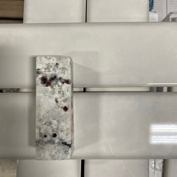 Floor & Decor - Our granite sample while trying to find the perfect backsplash tile. - Home Decor Near Me - Savannah, Georgia