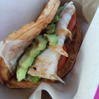 Bruxie - Turkey club in a waffle... Ummm yes - Sandwiches Near Me - Orange, California