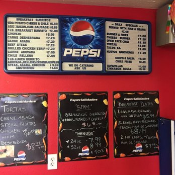 Burritos Y Mas - Menu 1of2 - Mexican Near Me - Kirtland, New Mexico