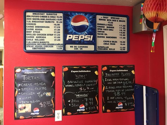 Menu photo 2 Burritos Y Mas Kirtland, NM