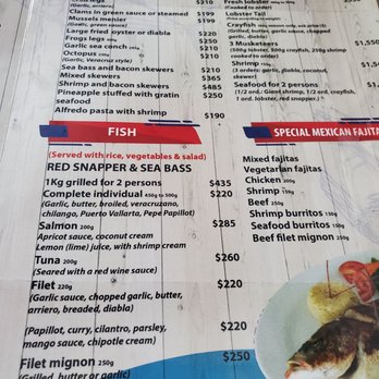Santos Mariscos Seefood - Menu - Seafood Near Me - Puerto Vallarta, JAL