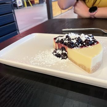 Gladys Restaurant - Lemon Tart - Blueberry compote is sooo good! - Vegan Near Me - Edgewater, Colorado Gladys Restaurant - Lemon Tart - Blueberry compote is sooo good! - Vegan Near Me - Edgewater, Colorado