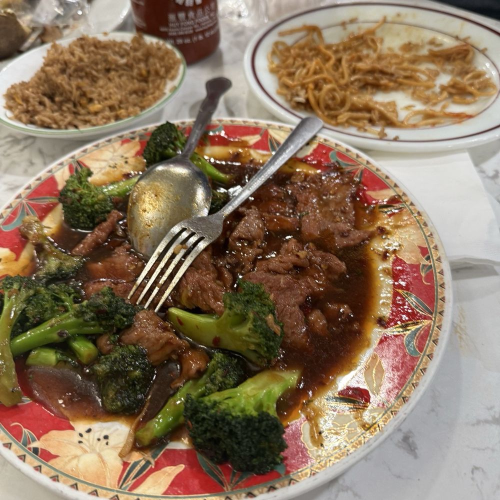 Our left over broccoli beef Our left over broccoli beef