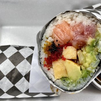 Momo Sushi - Momo Burrito. OMG - Japanese Near Me - Ann Arbor, Michigan