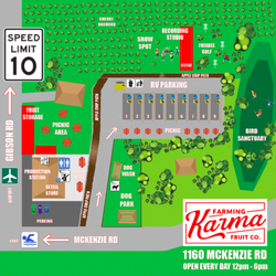 Farming Karma Fruit Company - Farming Karma Map and things to do