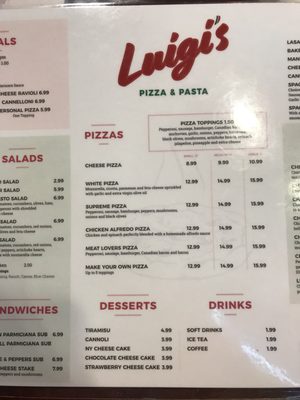 Menu photo 6 Luigi's Pizza & Pasta Aubrey, TX Menu photo 6 Luigi's Pizza & Pasta Aubrey, TX