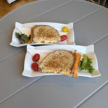 Cheese Secrets - One gourmet grilled cheese sandwich cut in half. - Specialty Food Near Me - Niagara-on-the-Lake, Ontario