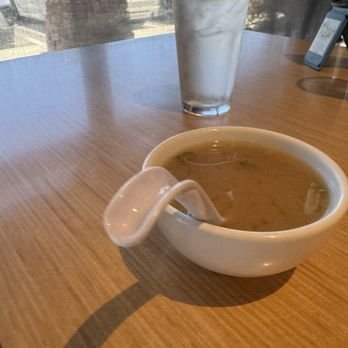 Kappa Sushi - Me so happy to have this delicious miso soup - Japanese Near Me - San Diego, California Kappa Sushi - Me so happy to have this delicious miso soup - Japanese Near Me - San Diego, California