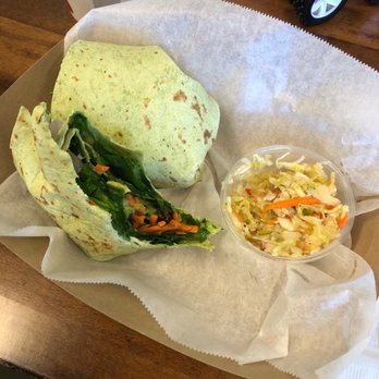 Sweet Cravings Bakery + Bistro - Veggie wrap and coleslaw - Sandwiches Near Me - Moab, Utah Sweet Cravings Bakery + Bistro - Veggie wrap and coleslaw - Sandwiches Near Me - Moab, Utah