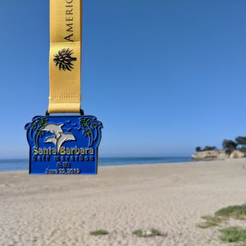 Santa Barbara Half Marathon - 2019 finisher medal - Races & Competitions Near Me - Santa Barbara, California Santa Barbara Half Marathon - 2019 finisher medal - Races & Competitions Near Me - Santa Barbara, California
