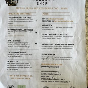 Flavor Mutt - Menu - Pizza Near Me - Lewisburg, West Virginia
