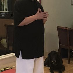 Qigong of Tulsa - Giving instructions on exercises during class work