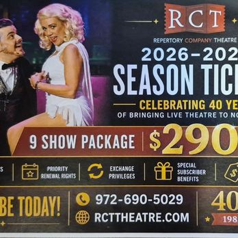 Repertory Company Theatre - Performing Arts Near Me - Richardson, Texas Repertory Company Theatre - Performing Arts Near Me - Richardson, Texas