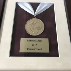 Cosmos Travel - Cosmos Travel is a 2017 Platinum Apple Vacations Agency!