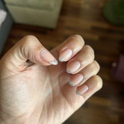 A Nail & Spa - French tip manicure