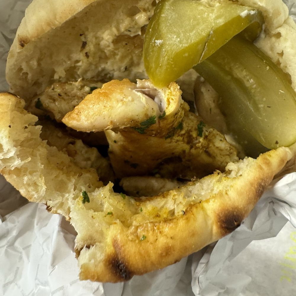 Hamitbach - Chicken Breast Pita. Unusually empty. Delivered through Uber eats. - Mediterranean Near Me - San Diego, California Hamitbach - Chicken Breast Pita. Unusually empty. Delivered through Uber eats. - Mediterranean Near Me - San Diego, California