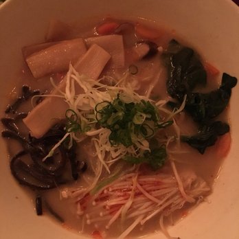 Ani Ramen House - Vegetarian ramen - $13 and I got fried tofu on the side for $2 extra - Ramen Near Me - Montclair, New Jersey Ani Ramen House - Vegetarian ramen - $13 and I got fried tofu on the side for $2 extra - Ramen Near Me - Montclair, New Jersey