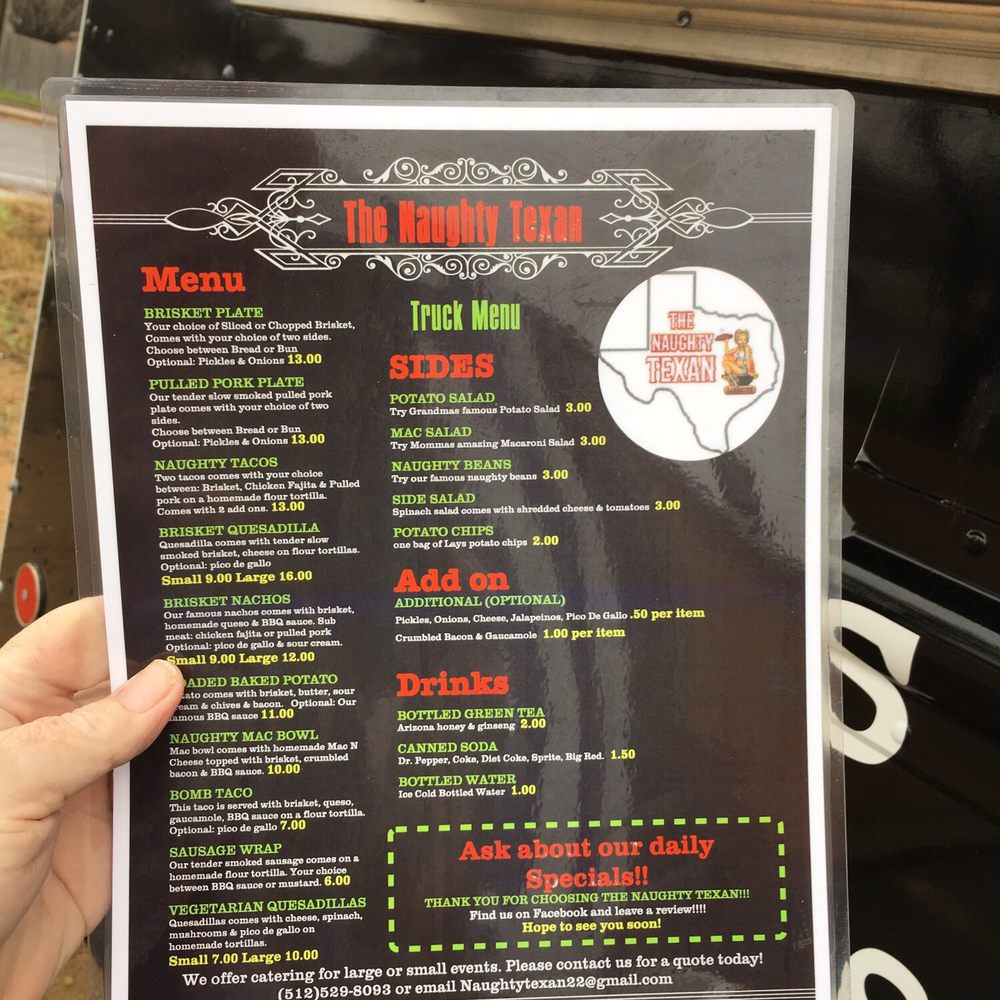 The Naughty Texan - Food Trucks Near Me The Naughty Texan - Food Trucks Near Me