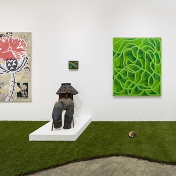 Greenr World Grass - GARDEN Art Exhibit Artificial Grass Display - LES NYC - Shrine NYC and Sargent's Daughters Gallery. - Landscape Architects or Designers Near Me