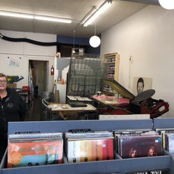 Clone Press - Records and a 150 year old letter press used in the business