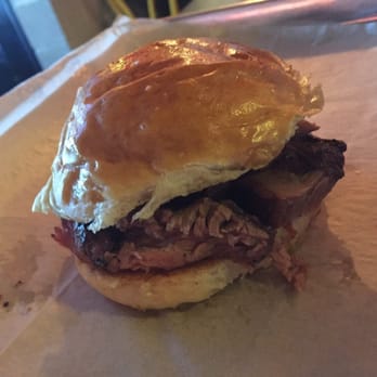 Stack City BBQ & Beer - Kids slider with brisket - Barbeque Near Me - Austin, Texas Stack City BBQ & Beer - Kids slider with brisket - Barbeque Near Me - Austin, Texas