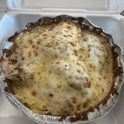 Westshore Pizza - Baked Spaghetti with meatballs