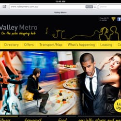 Valley Metro Shopping Centre - Www.valleymetro.com.au. Website