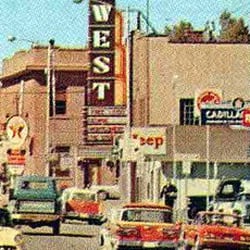 West Theatre - The West Theater in the 1940's (postcard) UNK