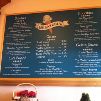 Gelateria Caffe Espresso - Menu - Desserts Near Me - Orlando, Florida Gelateria Caffe Espresso - Menu - Desserts Near Me - Orlando, Florida