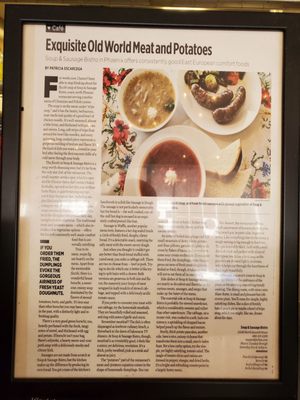 Menu photo 2 Soup & Sausage Bistro Phoenix, AZ Menu photo 2 Soup & Sausage Bistro Phoenix, AZ