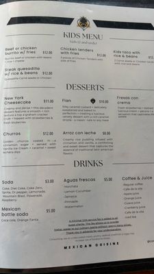 Menu photo 5 Corazon De Agave Phoenix, AZ