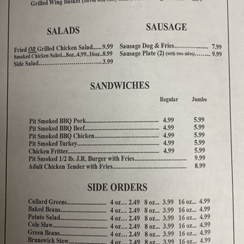 J R's Rib Shack - 4/7/21 - Barbeque Near Me - Panama City, Florida