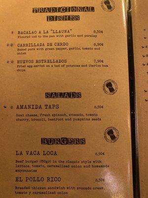 Menu photo 6 TAPS Barcelona, B Menu photo 6 TAPS Barcelona, B
