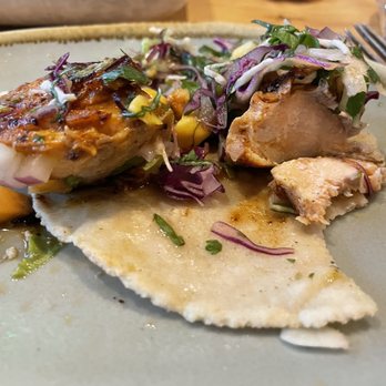 Agave Uptown - Wild Salmon Fish taco - Mexican Near Me - Oakland, California