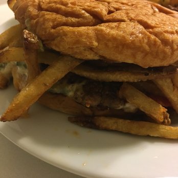 Frita Batidos - Chorizo Burger - not a fan of the bun - Cuban Near Me - Ann Arbor, Michigan