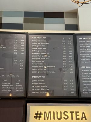 Menu photo 2 Miu's Tea Miami, FL Menu photo 2 Miu's Tea Miami, FL
