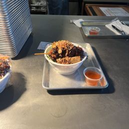 Skewers with shrimp Skewers with shrimp