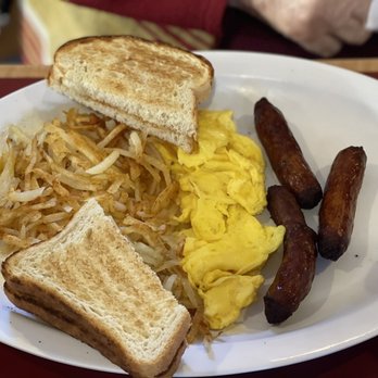 Egg Haven - Eggs, sausage link, hashbrowns, and white toast - Breakfast & Brunch Near Me - Winter Haven, Florida