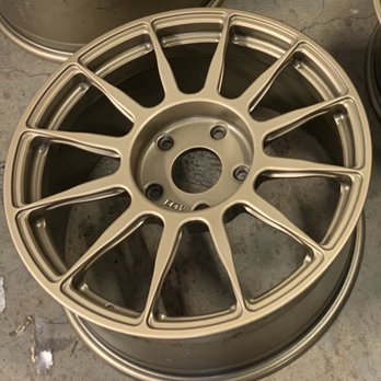 RTP Customs - CCW wheels freshly powder coated in Roman Gold using Prismatic Powders. RTP Customs did a fantastic job!! - Wheel & Rim Repair Near Me - Marietta, Georgia