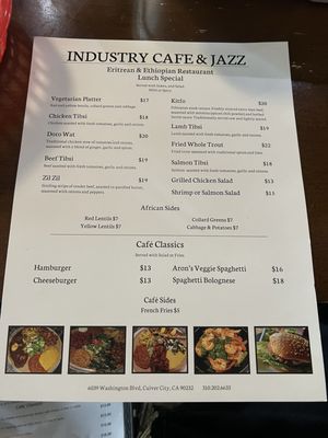 Menu photo 4 Industry Cafe & Jazz Culver City, CA