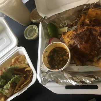 Canasta Kitchen - Quesabirria with chips & guac - Mexican Near Me - Alameda, California