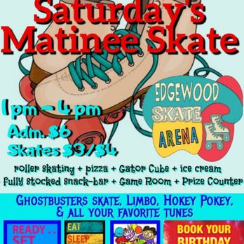 Edgewood Skate Arena - Saturday afternoon - Skating Rinks Near Me - Lima, Ohio Edgewood Skate Arena - Saturday afternoon - Skating Rinks Near Me - Lima, Ohio